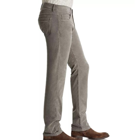 NWT The Men's Store Bloomingdale's Slim Fit Corduroy Jeans, Gray, Mens 38W x 34L - Picture 4 of 6